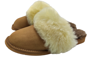 Kapcie Damskie z kożucha Merino SOFT