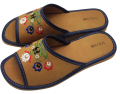 kapcie damskie skórzane flower BABA4.png