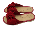 kapcie damskie kokardki RED 1.png