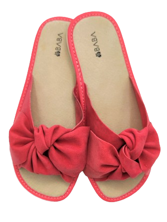 kapcie damskie kokardki CORAL2.png