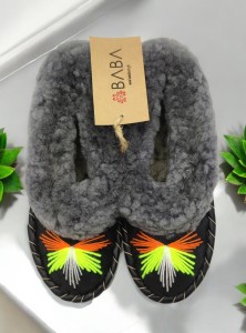 BAMBOSZE DAMSKIE KAPCIE FOREST GREY